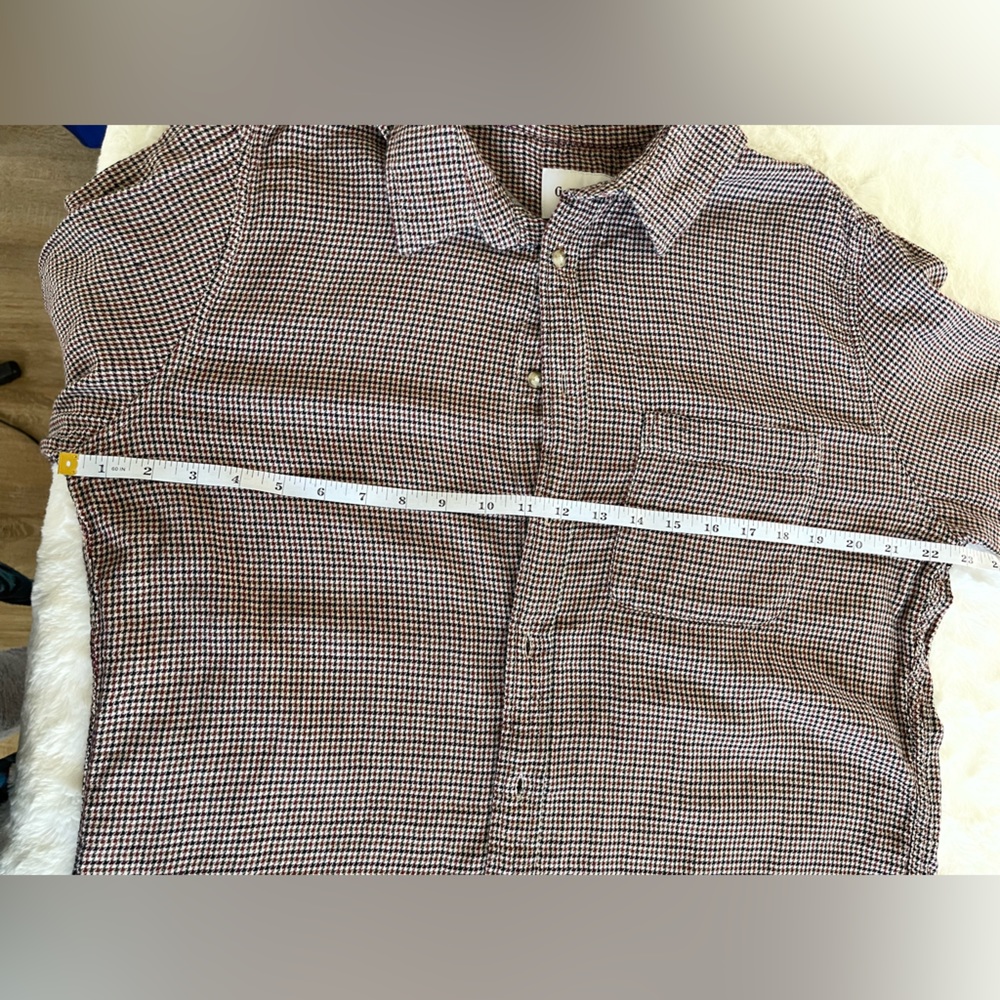 Goodfellow & Co large blk/tan/burgundy - Picture 4 of 6